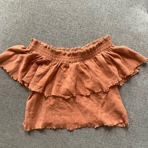 Some days lovin orange straight across top.